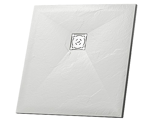Душевой поддон из искусственного камня RGW Stone Tray ST-W 80x80 16152088-01 Белый