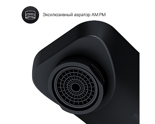 Смеситель для раковины AM.PM X-Joy F85A72622 Черный матовый