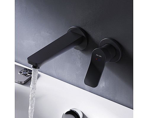 Смеситель для раковины AM.PM X-Joy F85A72622 Черный матовый