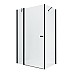 Душевое ограждение NEW TRENDY NEW SOLEO BLACK 120x90x195 K-0551 (черный)