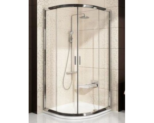 Полукруглая душевая кабина Ravak Blix 3B240100ZG 80 белый виноградный