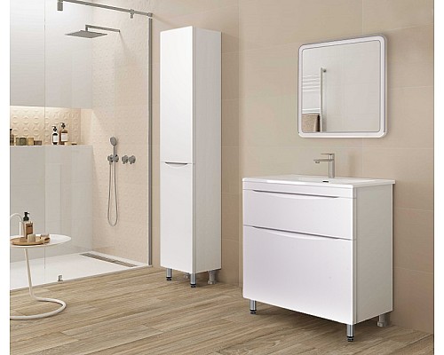 Тумба под раковину Style line Бергамо СС-00002310 напольная белая