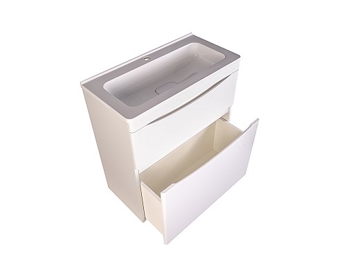 Тумба под раковину Style line Бергамо СС-00002310 напольная белая