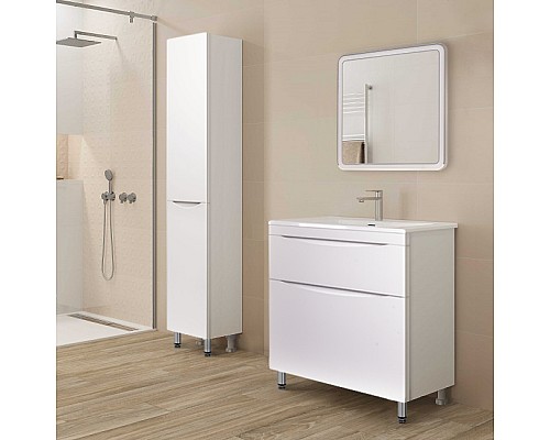 Тумба под раковину Style line Бергамо СС-00002310 напольная белая