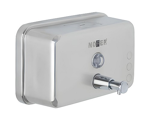 Диспенсер для жидкого мыла Nofer Inox 03042.S Матовая нержавеющая сталь