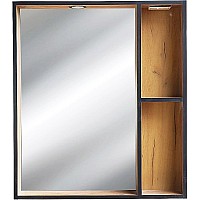 Зеркало Bellezza Бруно 70 4612211030491 с подсветкой Табакко