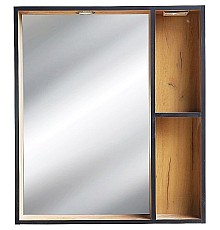 Зеркало Bellezza Бруно 70 4612211030491 с подсветкой Табакко