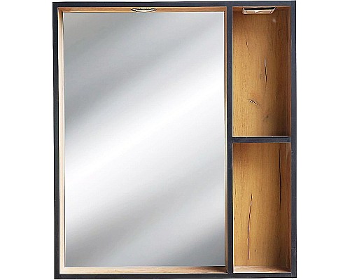 Зеркало Bellezza Бруно 70 4612211030491 с подсветкой Табакко