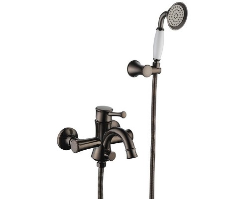 Смеситель для ванны Lemark Peretto LM6302RB Черный кофе