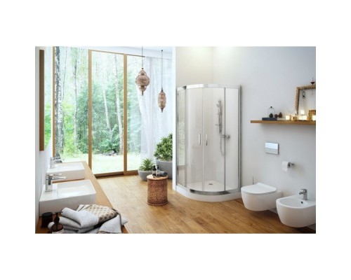 Душевое ограждение Excellent Серия 201 90х90 полукруг хром