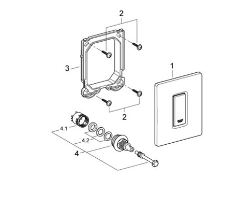 Накладная панель Grohe