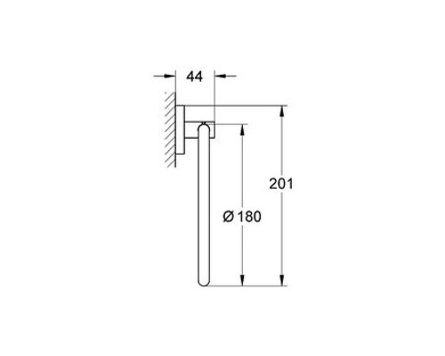 Кольцо для полотенец Grohe Essentials Хром
