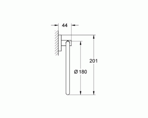 Кольцо для полотенец Grohe Essentials Хром