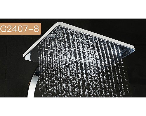 Душевая система Gappo G07 G2407-8 Белая Хром