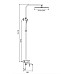 Душевая система Gappo G07 G2407-8 Белая Хром