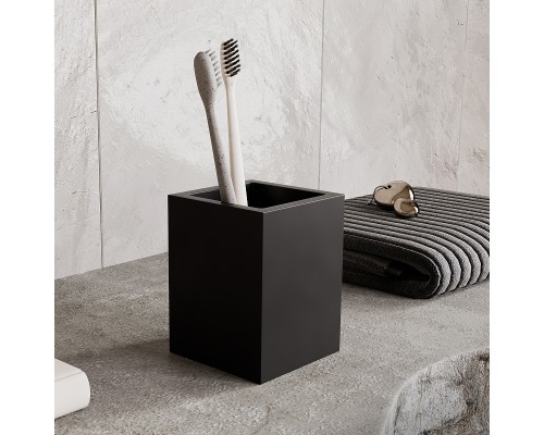 Стакан для зубных щеток WasserKRAFT Abens K-3728 Черный