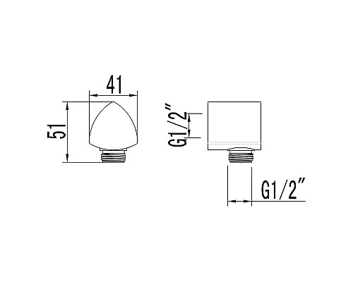 Шланговое подключение Lemark LM3583C Хром