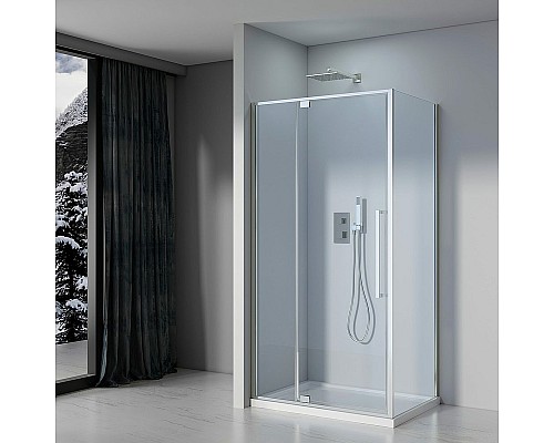 Душевой уголок Black&White Stellar Wind S818 CC 100x80 8181000CC Хром