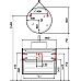 Зеркало Jorno Wood 60 Wood.02.60/ТК с подсветкой с бесконтактным выключателем