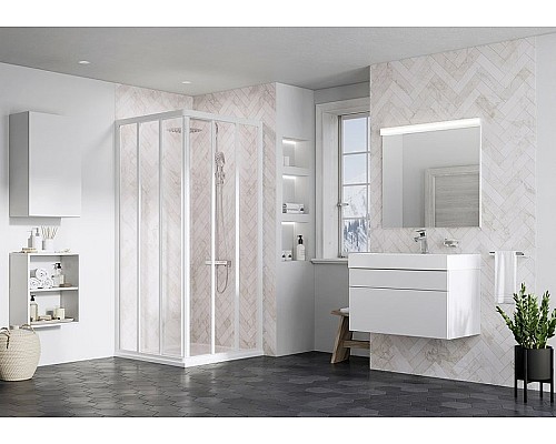 Душевая дверь Ravak Supernova ASRV3-75 198 15V301R2ZG профиль Белый стекло Grape