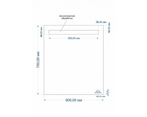 Зеркало Cersanit Led 010 Base 60 KN-LU-LED010*60-b-Os с подсветкой сверху Зеркало Cersanit Led 010 Base 60 KN-LU-LED010*60-b-Os с подсветкой сверху