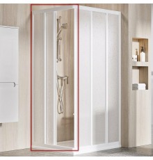 Душевая дверь Ravak Supernova ASRV3-90 198 профиль Белый витраж пластик Pearl
