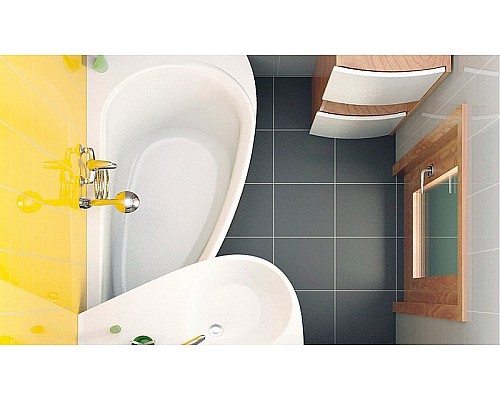 Умывальник Ravak AVOCADO XJ1P1100000 Пpавый белый с отвеpстием