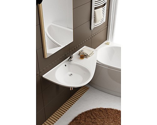 Умывальник Ravak AVOCADO XJ1P1100000 Пpавый белый с отвеpстием