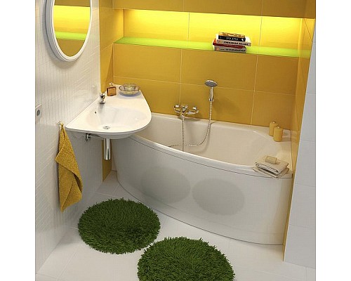 Умывальник Ravak AVOCADO XJ1P1100000 Пpавый белый с отвеpстием