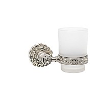 Держатель со стаканом настенный MILACIO Villena, серебро MC.903.SL