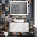 Тумба под раковину Kerama Marazzi PLAZA Modern подвесная с ящиками 100, белая глянцевая