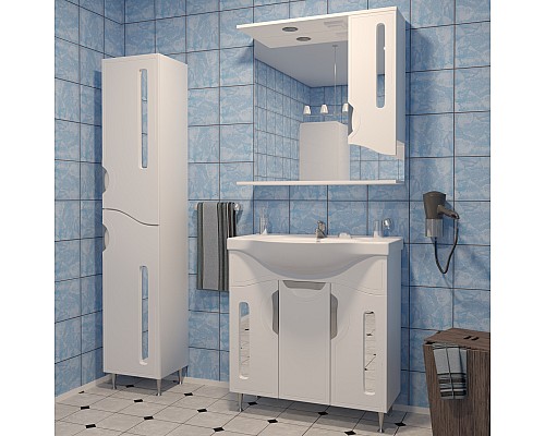 Зеркальный шкаф Stella Polar Сильва 80 SP-00000206