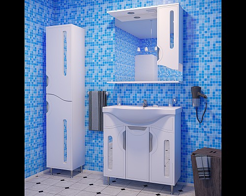 Зеркальный шкаф Stella Polar Сильва 80 SP-00000206