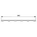 Декоративная панель TECE drainline steel II 601083