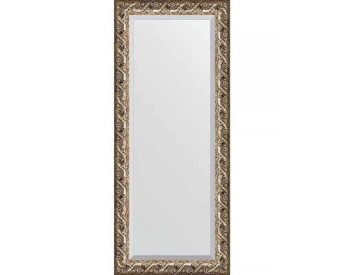 Зеркало Evoform Exclusive 156х66 BY 1289 с фацетом в багетной раме - Фреска 84 мм