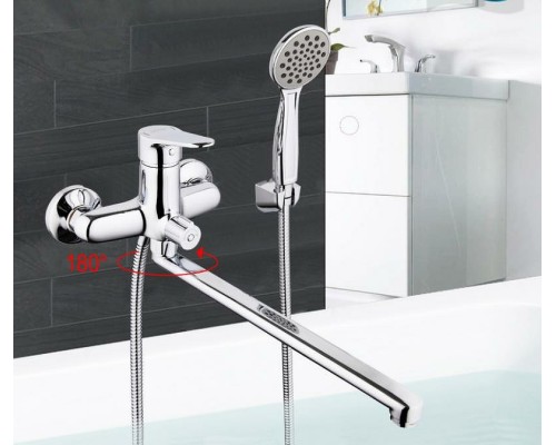 Смеситель для ванны Gappo G36 G2236 универсальный Хром