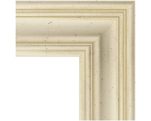 Зеркало Evoform Exclusive 119х59 BY 3497 с фацетом в багетной раме - Травленое серебро 99 мм