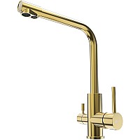 Смеситель для кухни Lemark Expert LM5061G Золото