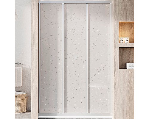 Душевая дверь Ravak Supernova ASDP3-120 00VG0UR211 профиль Сатин витраж пластик Pearl