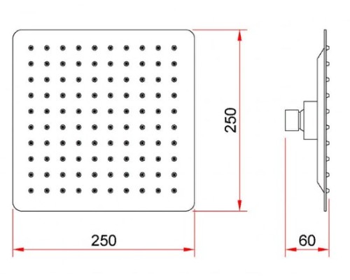 Душевая система Berges Ventas 3S 073005 Хром сильвер