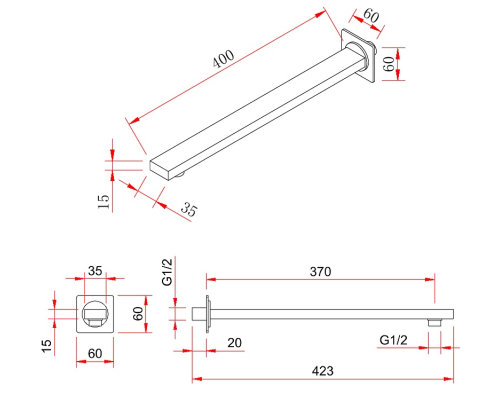 Душевая система Berges Ventas 3S 073005 Хром сильвер