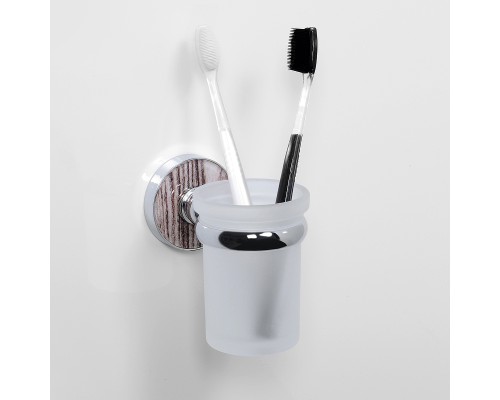 Стакан для зубных щеток WasserKRAFT Regen K-6928 Хром