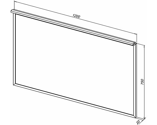 Зеркало Allen Brau Priority 120 1.31018.03 с подсветкой Латунь браш