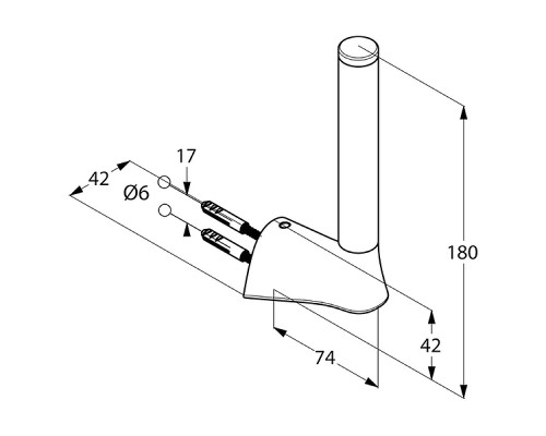 Держатель запасного рулона Kludi Ambienta 5397205 Хром