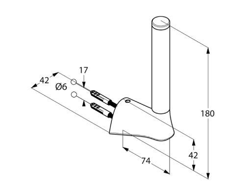Держатель запасного рулона Kludi Ambienta 5397205 Хром
