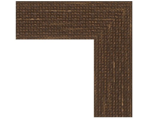 Зеркало Evoform Definite 146х56 BY 3113 в багетной раме - Мозаика античная медь 70 мм