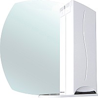 Зеркало со шкафом Bellezza Глория 65 R Белое