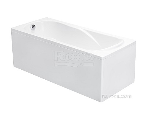 Акриловая ванна Roca Uno ZRU9302870 прямоугольная белая 170х75
