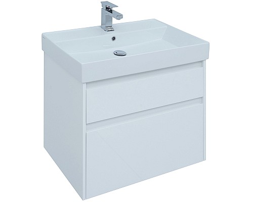 Тумба под раковину Aquanet Nova Lite 75 242272 подвесная Белая