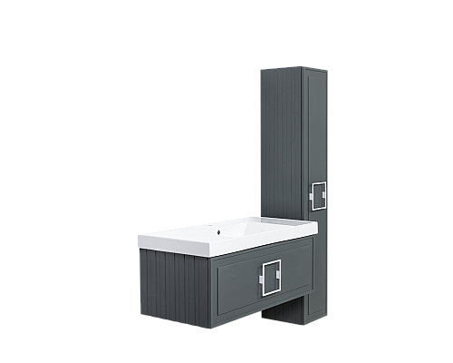 Пенал La Fenice Cubo Grigio серый 30